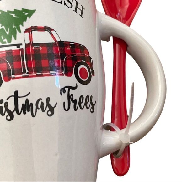 Farm Fresh Christmas Mug & Spoon - Picture 3 of 5